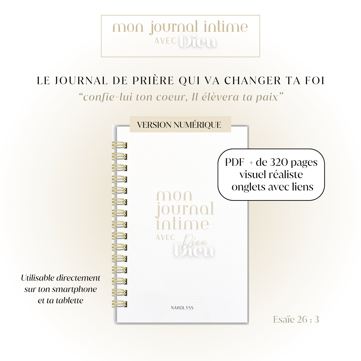 Mon journal intime avec Dieu - version numérique
